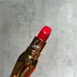 Louboutin Red Lipstick Silky Satin